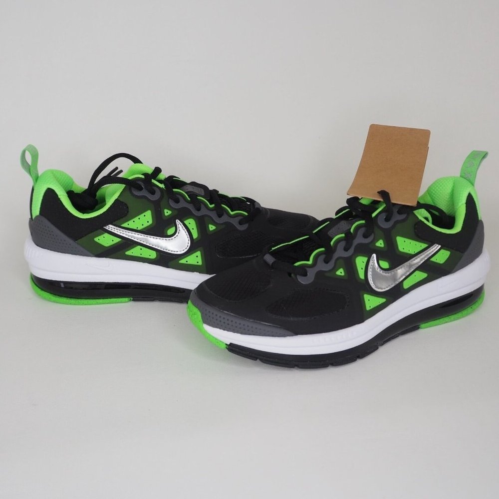 Nike Air Max Genome GS Boys Shoes Running Black Sneakers - Picture 6 of 11